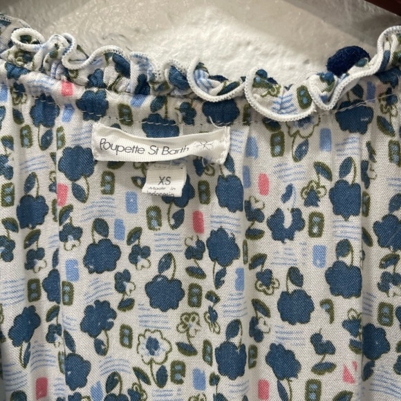 Poupette St Barth Clara Mini Dress Blue - Picture 3 of 5